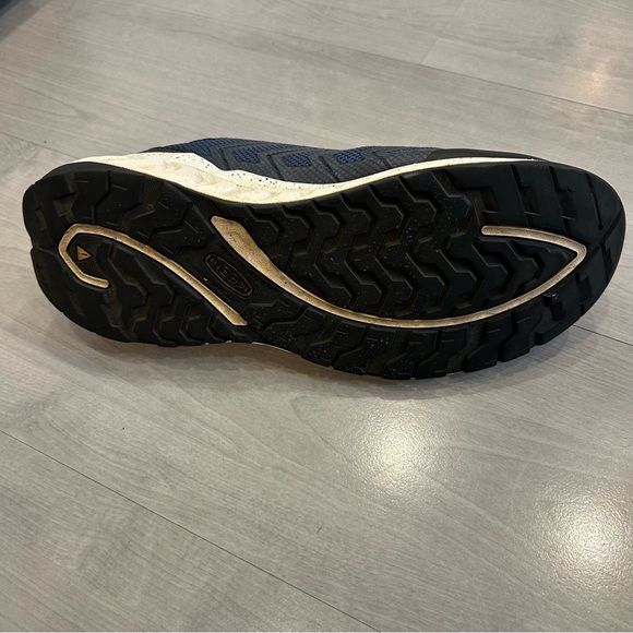 KEEN ESD Utility Men's Arvada Shift Composite Toe  Work Shoes Sz 9.5D Blue/White - Picture 8 of 9